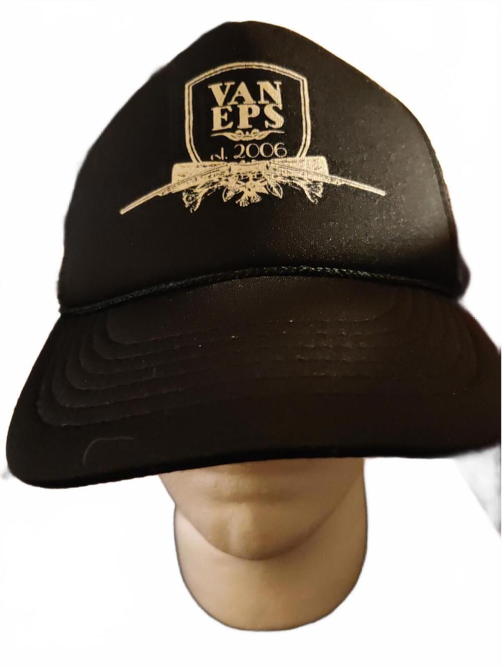 Van Eps - Est. 2006 - Black - Trucker Style Cap/Hat - Strapback - EUC
